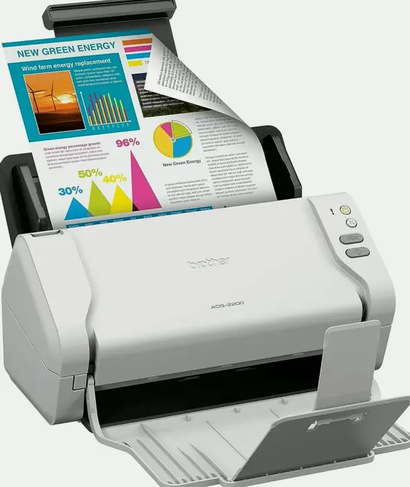 Brother High-Speed Desktop Document Reader, ADS-2200, Duplex Scanning