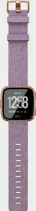 Fitbit Versa Edition Watch, Lavender Fabric, Single Fit