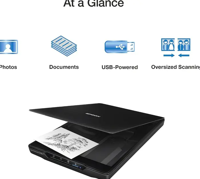V39|Perfection II Flatbed with High dpi Resolution