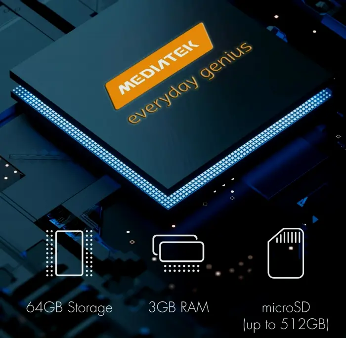 NUU Entry-Level Mobile Phone Dual SIM, Black, 365-Day Warranty