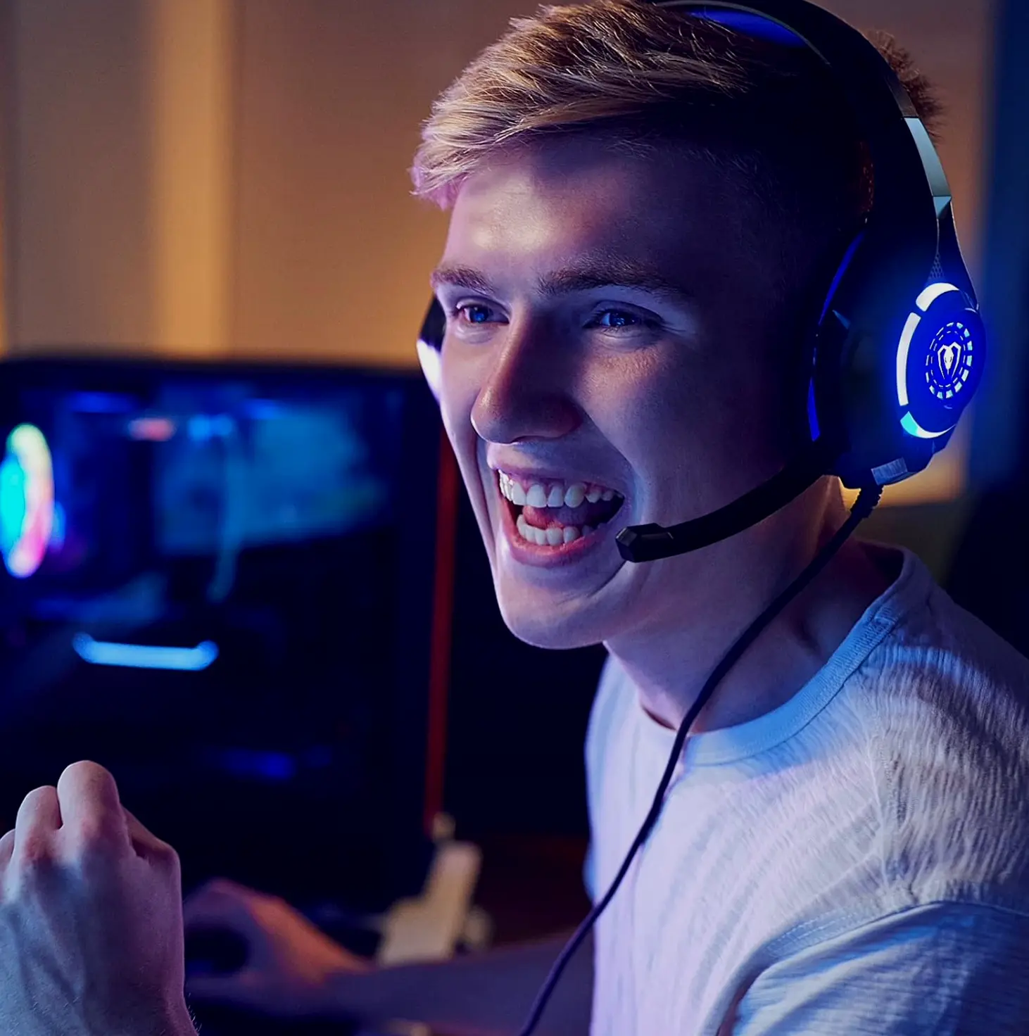 Gaming Headset for PC, Console, Mobile, Noise Canceling Mic