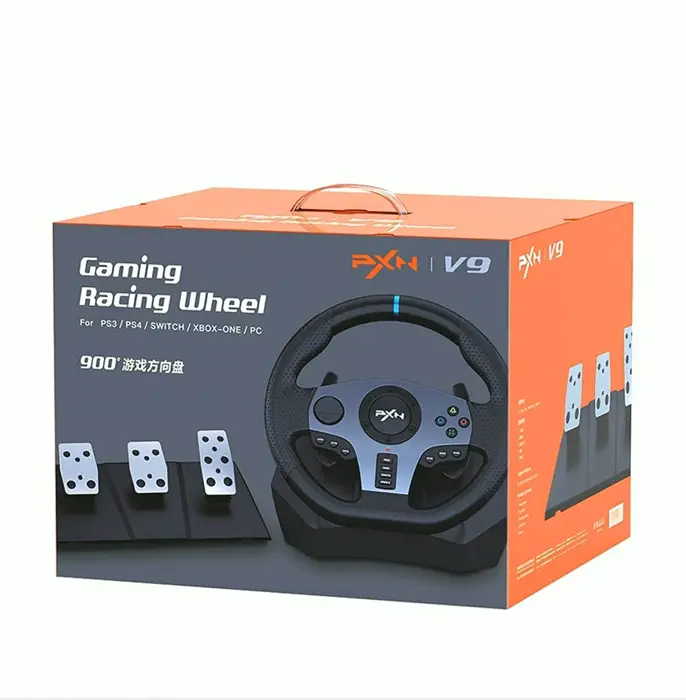 PRO Gaming Racing Wheel V9 Includes Pedal and Shifter