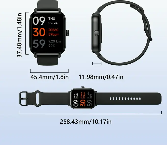 Smart Watch with Voice Assistant, Calls, Fitness Monitor
