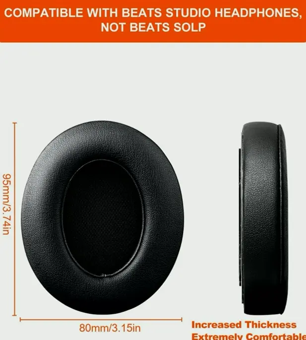 Substitute Earpads for Beats Studio 2 & 3
