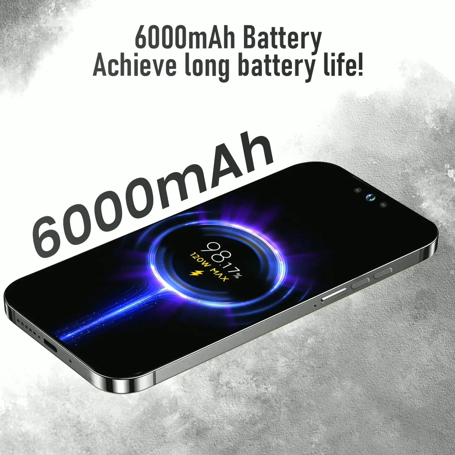 Unlocked I14 Pro Max Smartphone 8GB+256GB Mobile Device 24MP+50MP Cam 6000mAh Power 6.7-inch HD Display 4G 2 SIM