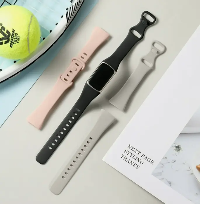 Flexible Bands for Fitbit 5/6, Soft Workout Pack 3