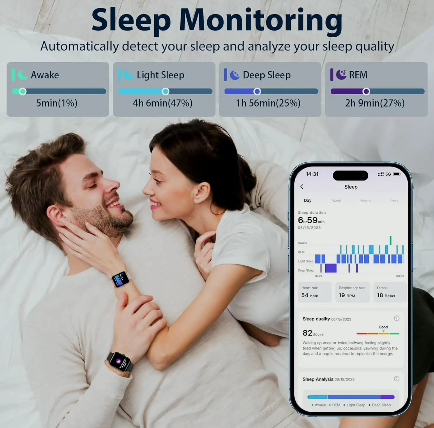 Activity Watch with Answer  Calls, 1.8" Tracker