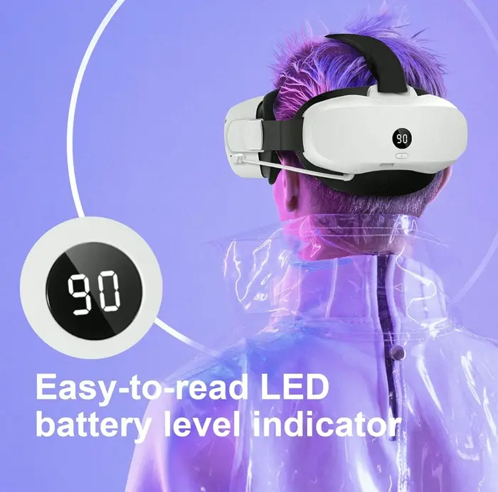 Premium Strap with 8000mAh Power for Oculus Quest 2