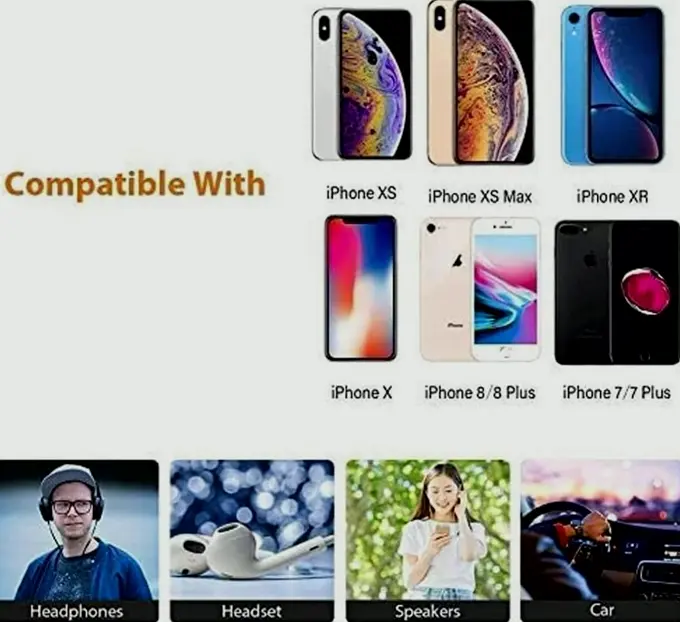 IPhone Certified Converter, Double Pack Compatible with Mobile Devices 3.5 mm Audio