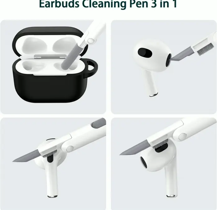 AirPods Case with Cleaner Set and Holder Cover