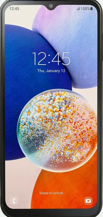 TracFone Galaxy A14 5G Prepaid Smartphone, Locked 64GB, Black Color