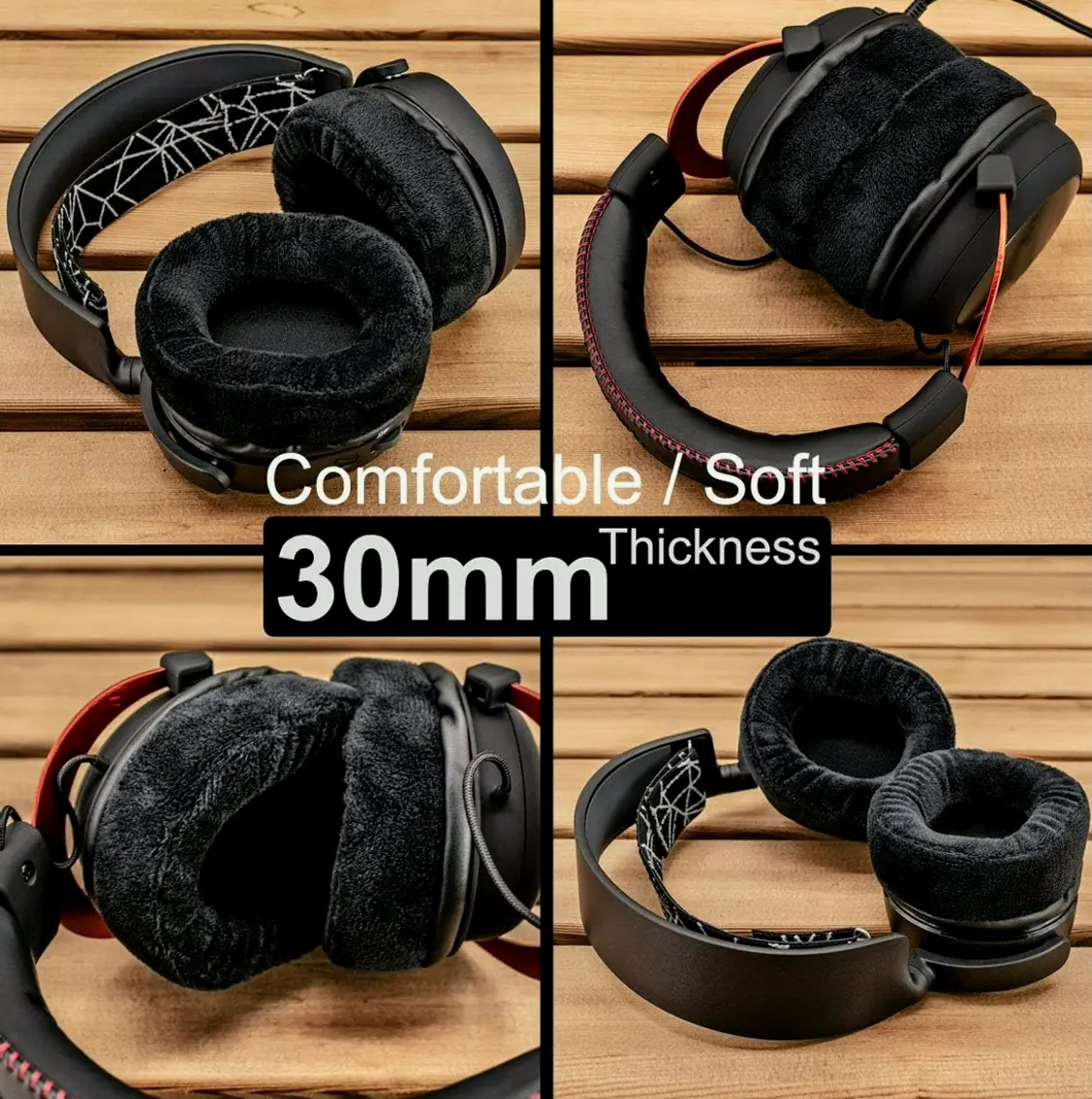 Spare Earpads for Audio-Technica M50x, Arctis 7, Pro, HD280, and More