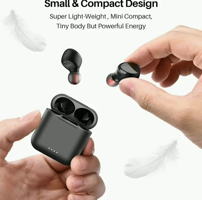 TOZO T6 Classic Edition Wireless Earbuds BT 5.3 Headphones & Charging Case