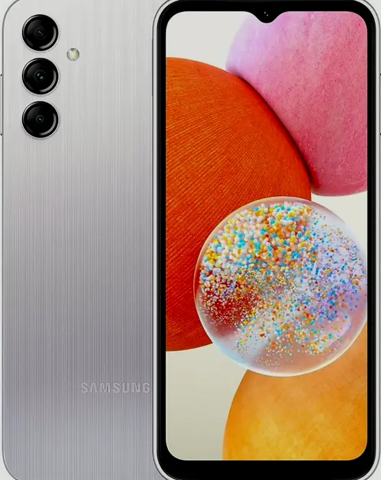 Samsung Galaxy Series A14 Unlocked 128GB 4GB 4G LTE Silver Color