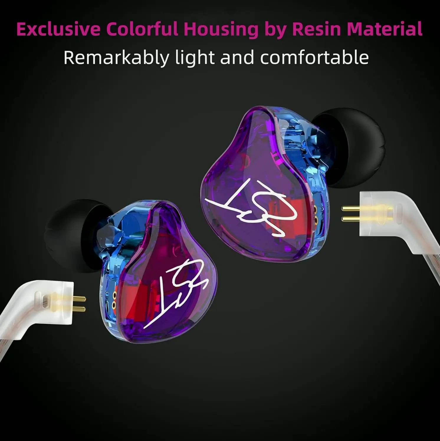 Vibrant Hybrid Earbud Earphones