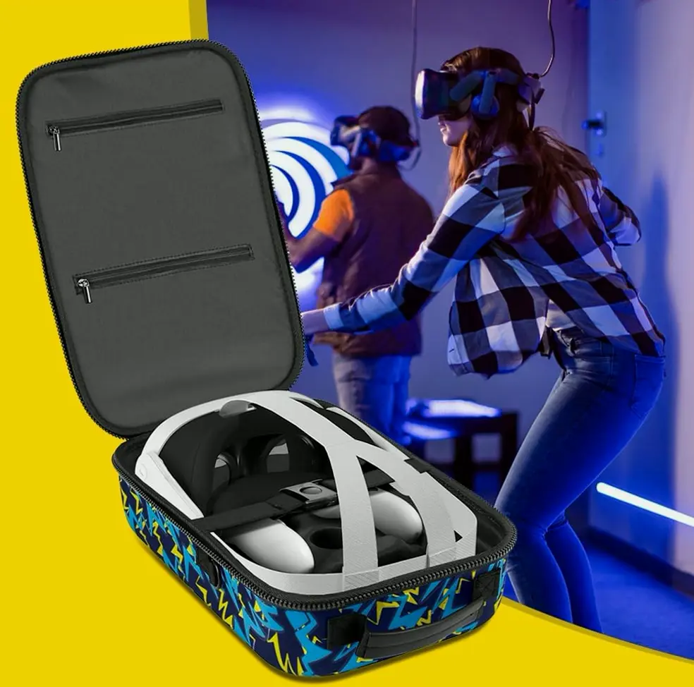 Durable Carrying Case for Meta Quest 3 Device