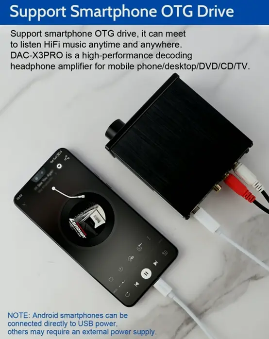 FX Audio DAC-X3PRO USB DAC Headphone Amp