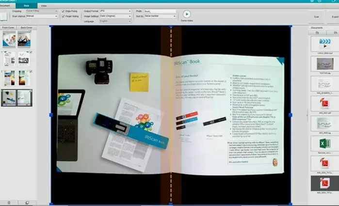 Portable Scanner, 8MP Lens, USB, AI Tech