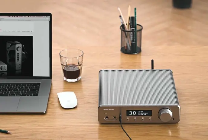 Driver 3 Headphone Amp Setup with Digital-to-Analog Converter, 7.5 Watts