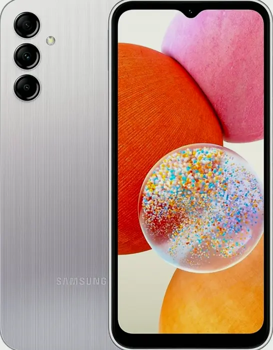 Samsung Galaxy Series A14 Unlocked 128GB 4GB 4G LTE Silver Color