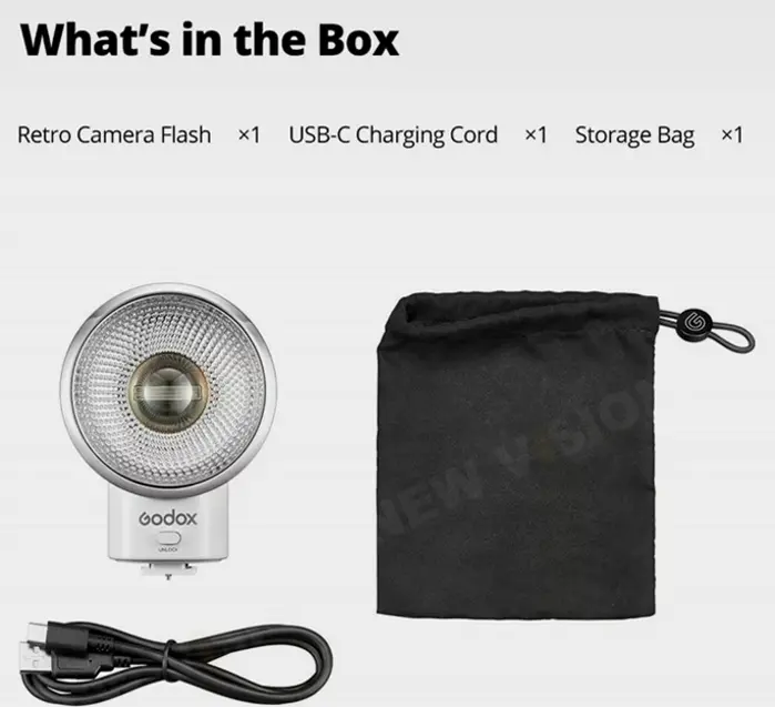 Godox Lux Elf|Vintage Style Camera Flash for Nikon