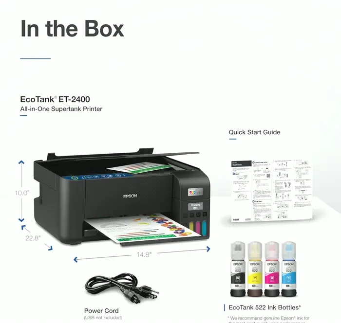 EcoTank ET-2400 All-in-One Device