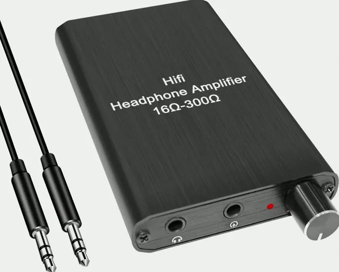 Portable 3.5mm Audio Amplifier with Lithium Battery