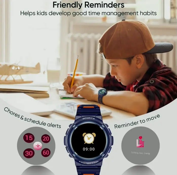 Kids Smart Watch: Water-resistant Kids Tracker