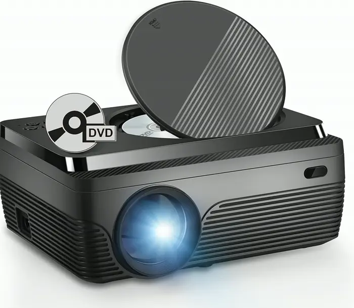 Compact High-Definition 1080P Movie Projector for Exterior Entertainment