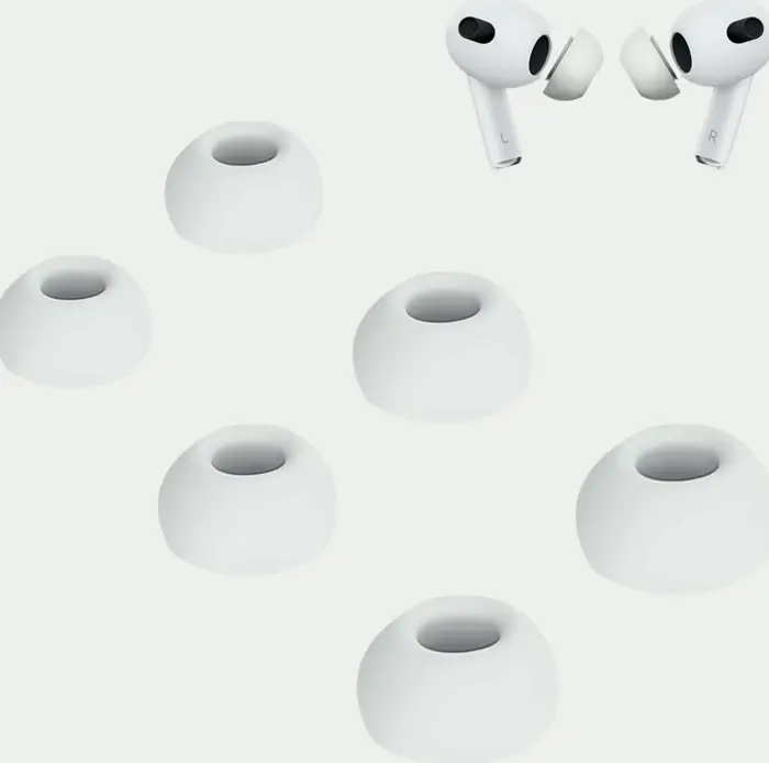 3 Pair Replacement Ear Tips with Sound Isolation Fits Airpods Pro 2nd Gen