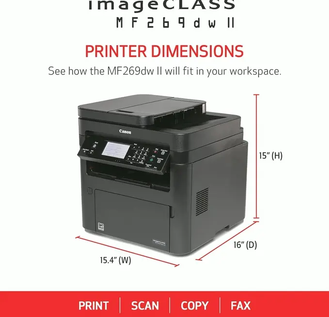 Canon imageCLASS All-in-One Printer, Wireless, Duplex