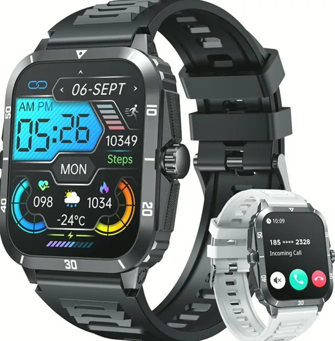 Male Smartwatch for Droid and iOS Phones