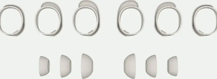 QuietComfort Premium Ear Tip Fit Kit Sizes - White Smoke