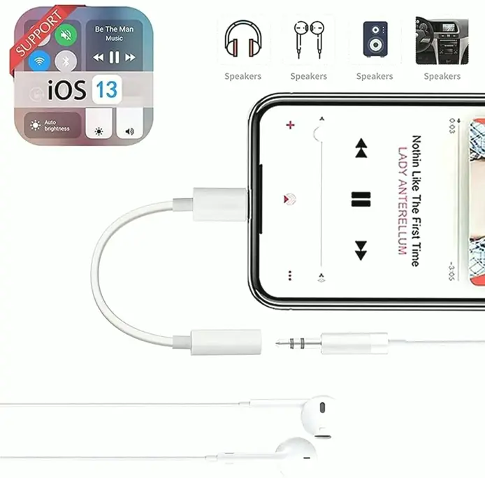 IPhone Certified Converter, Double Pack Compatible with Mobile Devices 3.5 mm Audio