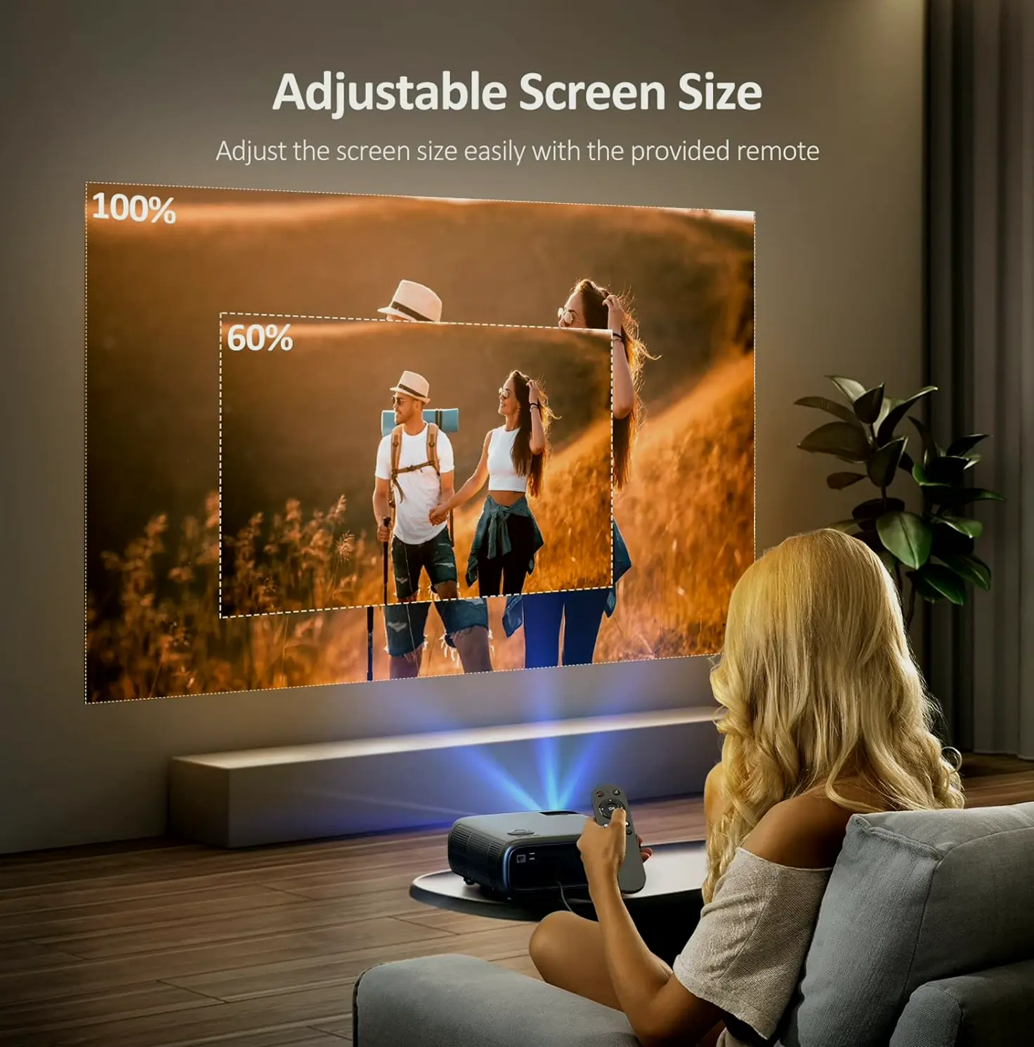 NexiGo PJ4K 4K WiFi Cinema with Bluetooth