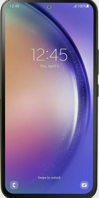 Trac-Fone Samsung A54 5G 128 GB, Black Smartdevice