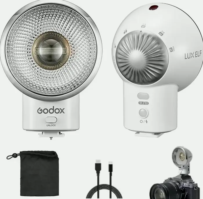 Godox Lux Elf|Vintage Style Camera Flash for Nikon