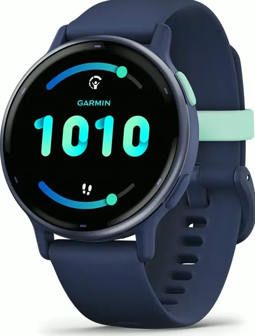 BetterPlay Garmn vivo V (Metallic Navy) Health GPS Smartwatch, Pack Bundle