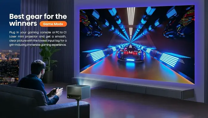 Hisense's C1 Mini 4K Portable Projector