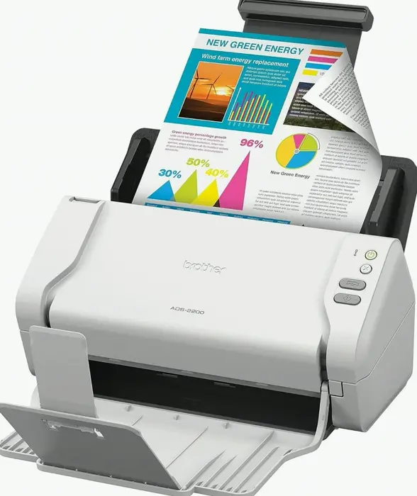 Brother High-Speed Desktop Document Reader, ADS-2200, Duplex Scanning