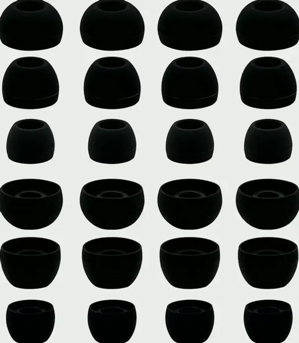Dozen Rubber Eartip Replacement Set for Skullcandy