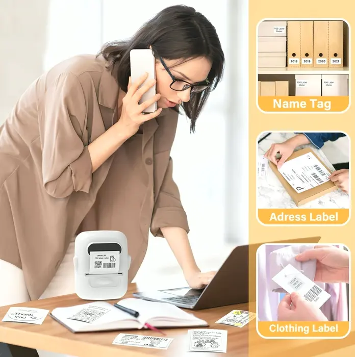 Compact Marklife Tag Printer w/ Bluetooth