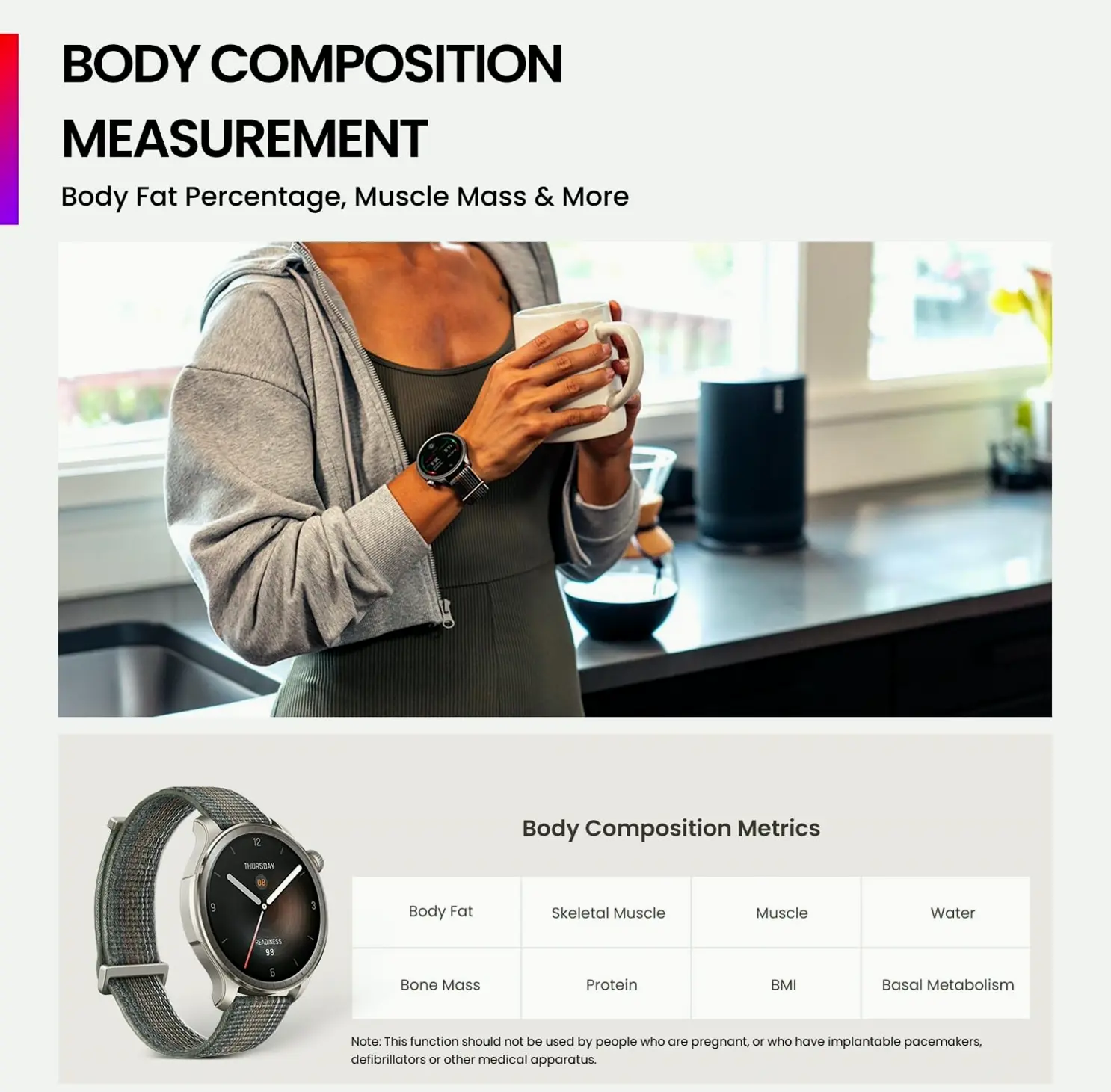 Amaz Fit Harmony Smartwatch with Health