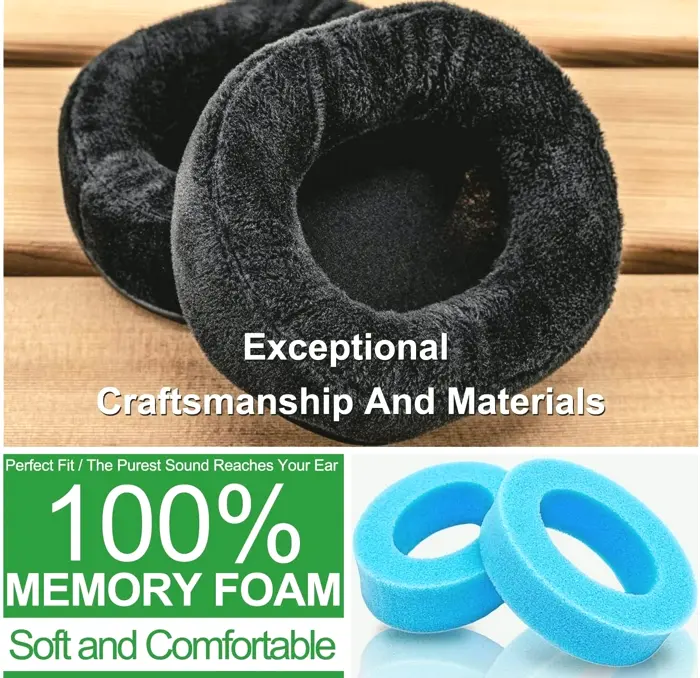 Spare Earpads for Audio-Technica M50x, Arctis 7, Pro, HD280, and More