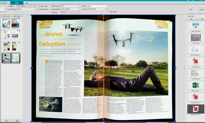 Portable Scanner, 8MP Lens, USB, AI Tech