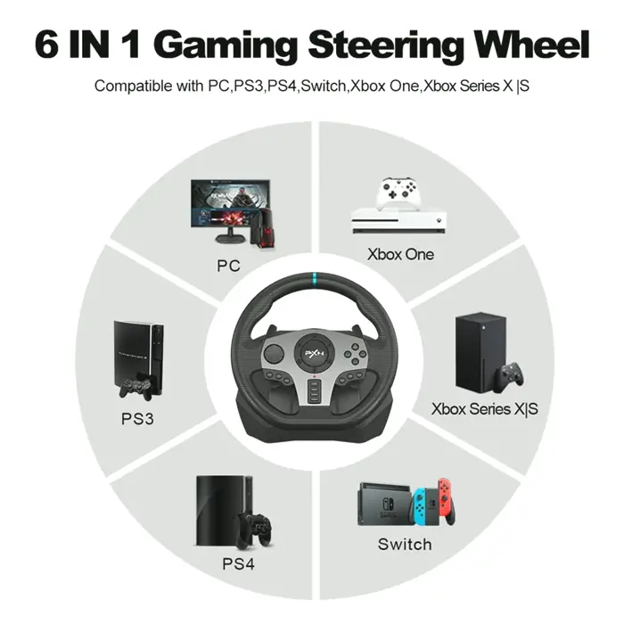 PRO Gaming Racing Wheel V9 Includes Pedal and Shifter