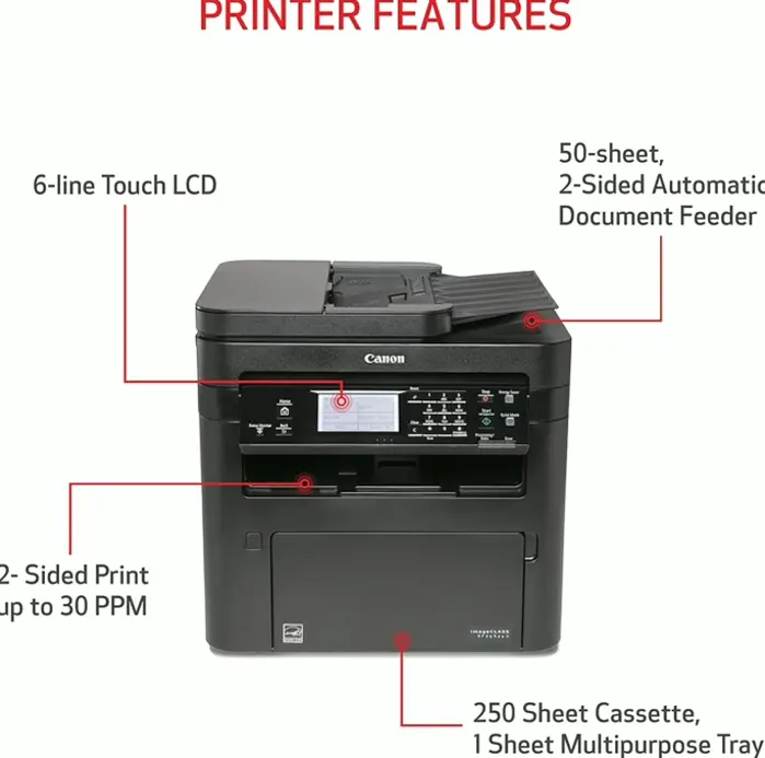 Canon imageCLASS All-in-One Printer, Wireless, Duplex