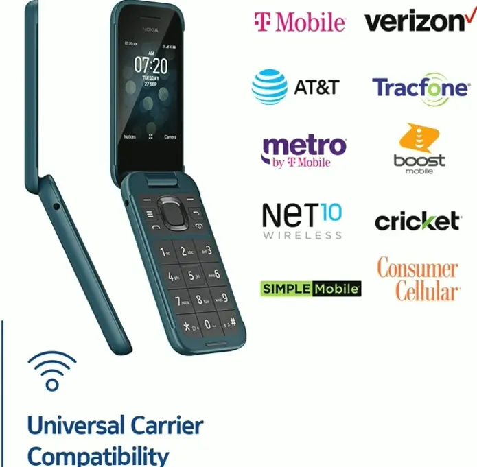 2780 Flip Phone | SIM-Free | Navy