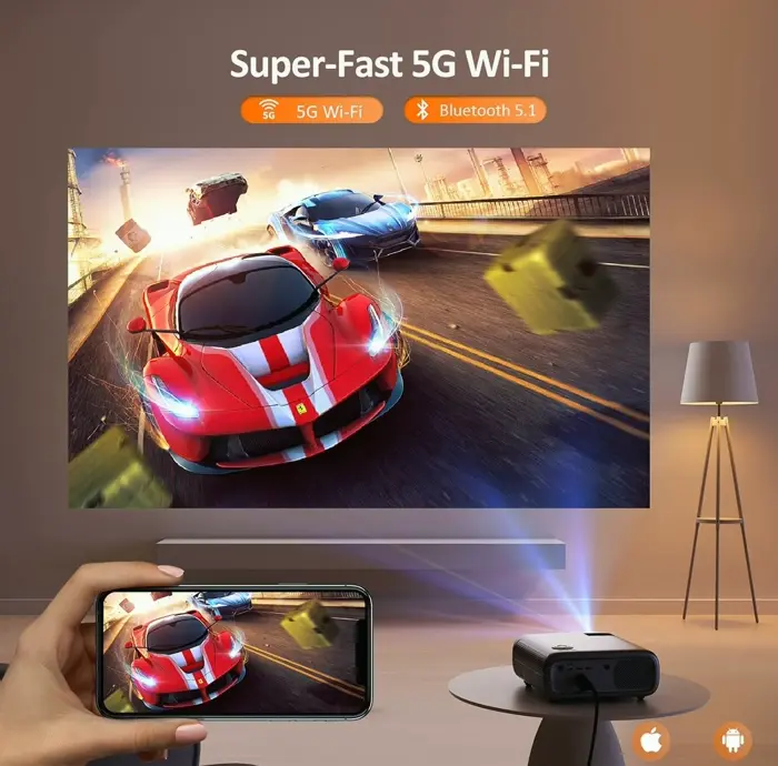 NexiGo PJ4K 4K WiFi Cinema with Bluetooth