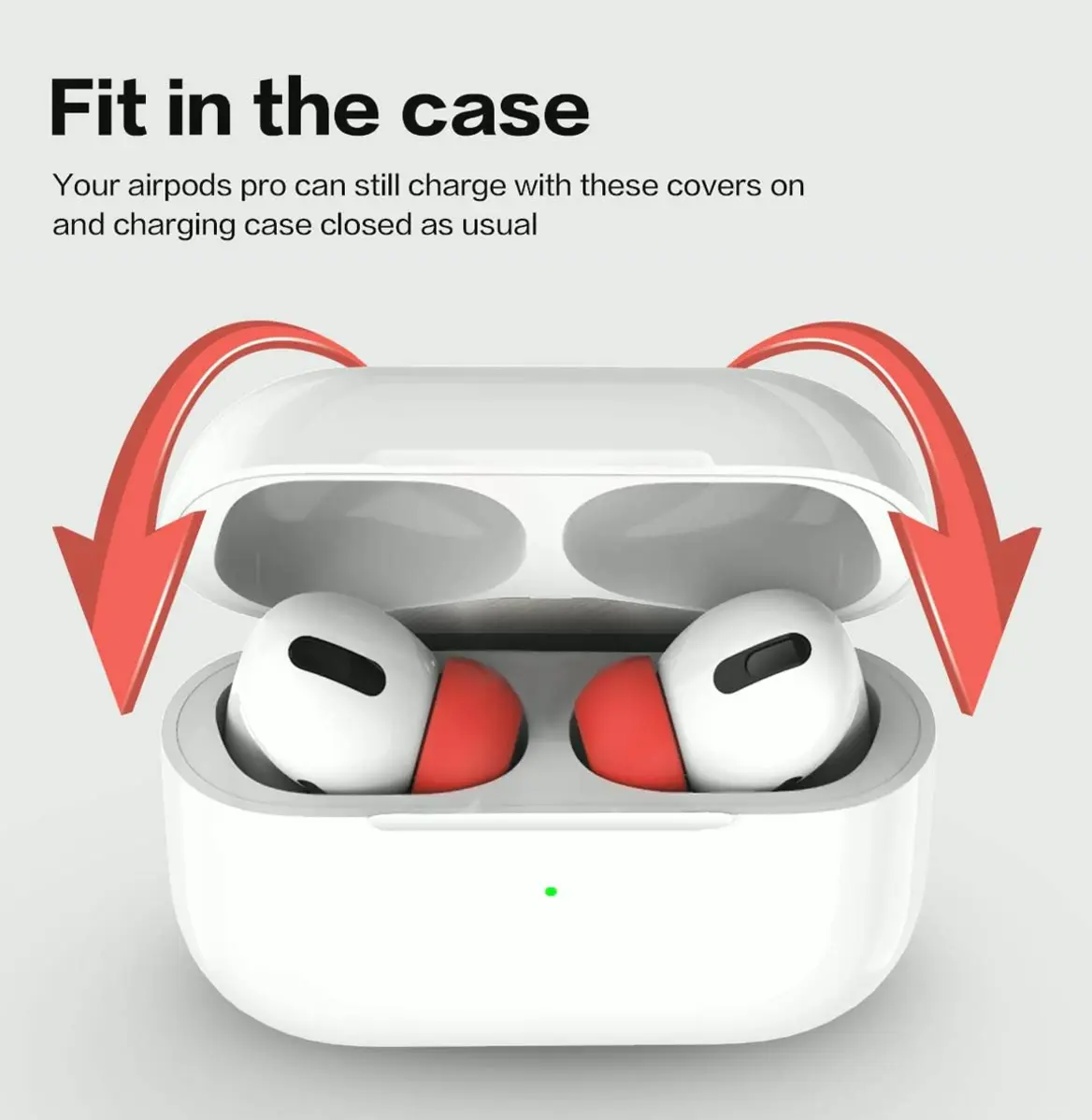4-Pair AirPods Pro 1 & 2 Soft Ear Tips (Multicolor)